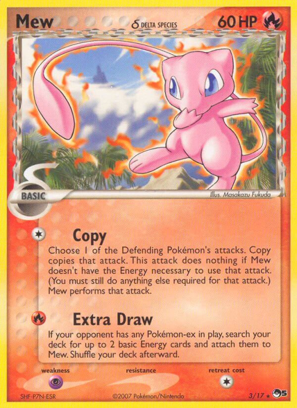 POP Series 5 Mew [Holo] Pokémon card